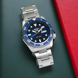 Seiko 5 Sports Automatic Analog Blue Dial Silver Steel Strap Watch For Men - SRPD51K1 Buy Now By Seiko