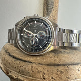 Armani Exchange The Driver Chronograph Black Dial Silver Steel Strap Watch For Men - AX1612 Buy Now By Armani Exchange