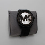 Michael Kors Janelle Quartz Silver Dial Black Rubber Strap Watch For Women - MK7138 Buy Now By Michael Kors