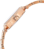 Guess Park Ave White Dial Rose Gold Steel Strap Watch for Women - W0767L3 Buy Now By Guess