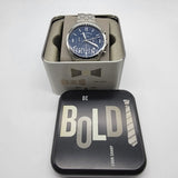 Fossil Forrester Chronograph Blue Dial Silver Steel Strap Watch for Men - FS5605 Buy Now By Fossil