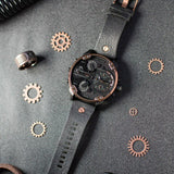 Diesel Mr Daddy 2.0 Chronograph Black Dial Black Steel Strap Watch For Men - DZ7400 Buy Now By Diesel