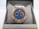 Guess Limelight Quartz Analog Blue Dial Blue Denim Strap Watch For Women - W0775l10 Buy Now By Guess