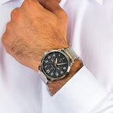 Tommy Hilfiger Briggs Chronograph Black Dial Silver Steel Strap Watch for Men - 1791422 Buy Now By Tommy Hilfiger