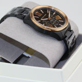 Michael Kors Wren Chronograph Black Dial Black Steel Strap Watch For Men - MK8933 Buy Now By Michael Kors
