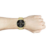 Hugo Boss Integrity Chronograph Grey Dial Gold Steel Strap Watch for Men - 1513781 Buy Now By Hugo Boss