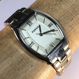 Fossil Wallace Designer Silver Dial Silver Steel Strap Watch for Women - ES3057 Buy Now By Fossil