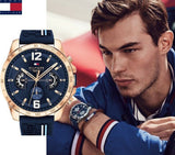 Tommy Hilfiger Decker Multifunction Blue Dial Blue Rubber Strap Watch for Men - 1791474 Buy Now By Tommy Hilfiger