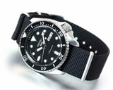 Seiko 5 Sports SKX Automatic Black Dial Black NATO Strap Watch For Men - SRPD55K3 Buy Now By Seiko