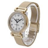 Coach Madison White Dial Gold Mesh Bracelet Watch for Women - 14502652 Buy Now By Coach