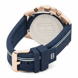 Tommy Hilfiger Decker Multifunction Blue Dial Blue Rubber Strap Watch for Men - 1791474 Buy Now By Tommy Hilfiger