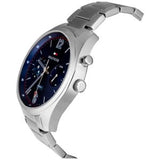 Tommy Hilfiger Deacan Blue Dial Silver Steel Strap Watch for Men - 1791551 Buy Now By Tommy Hilfiger