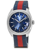 Gucci GG2570 Quartz Blue Dial Blue & Red Nylon Strap Watch For Men - YA142304 Buy Now By Gucci