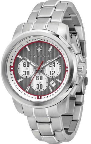Maserati Royale Chronograph Grey Dial Silver Steel Strap Watch For Men - R8873637003 Buy Now By Maserati