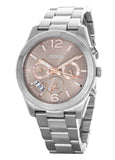 Fossil Perfect Boyfriend Taupe Dial Silver Steel Strap Watch for Women - ES4146 Buy Now By Fossil