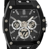 Guess Phoenix Multifunction Black Dial Black Rubber Strap Watch for Men - GW0203G3 Buy Now By Guess