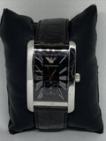 Emporio Armani Black Dial Black Leather Strap Watch For Men - AR0143 Buy Now By Emporio Armani