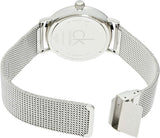 Calvin Klein Surround Black Dial Silver Mesh Bracelet Watch for Men - K3W21121 Buy Now By Calvin Klein