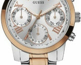 Guess Mini Sunrise Analog Silver Dial Two Tone Steel Strap Watch For Women - W0448L4 Buy Now By Guess
