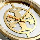 Tory Burch Reva Gold Dial Two Tone Steel Strap Watch for Women - TBW4027 Buy Now By Tory Burch