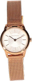 Calvin Klein Minimal White Dial Rose Gold Mesh Bracelet Watch for Women - K3M23626 Buy Now By Calvin Klein