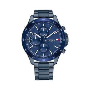Tommy Hilfiger Bank Quartz Blue Dial Blue Steel Strap Watch for Men - 1791720 Buy Now By Tommy Hilfiger