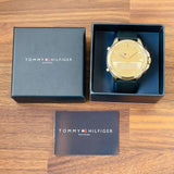 Tommy Hilfiger Jeans Digital Analog Gold Dial Black Rubber Strap Watch For Women - 1791762 Buy Now By Tommy Hilfiger