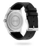 Gucci G Timeless Bee Black Dial Black Leather Strap Watch For Women - YA1264067 Buy Now By Gucci