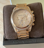 Michael Kors Blair Rose Gold Dial Rose Gold Steel Strap Watch for Women - MK5263 Buy Now By Michael Kors