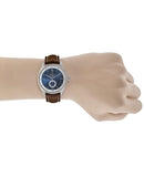 Breitling Premier Automatic 40mm Blue Dial Brown Leather Strap Mens Watch - A37340351C1X2 Buy Now By Breitling