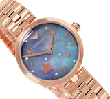 Emporio Armani Arianna Black Dial Rose Gold Stainless Steel Watch For Women - AR11197 Buy Now By Emporio Armani