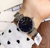 Emporio Armani Gianni T Bar Dark Blue Dial Silver Stainless Steel Watch For Women - AR11091 Buy Now By Emporio Armani