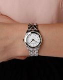 Burberry Heritage Check White Dial Silver Steel Strap Watch for Women - BU1853 Buy Now By Burberry