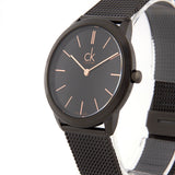 Calvin Klein Minimal Black Dial Black Mesh Bracelet Watch for Women - K3M22421 Buy Now By Calvin Klein