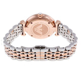 Emporio Armani Gianni T Bar White Dial Two Tone Steel Strap Watch For Women - AR1926 Buy Now By Emporio Armani