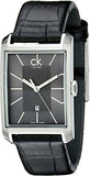 Calvin Klein Window Black Dial Black Leather Strap Watch for Men - K2M21107 Buy Now By Calvin Klein