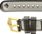 Versace Icon Active Chronograph Gold Dial Black Silicone Strap Watch For Men - VEZ700321 Buy Now By Versace