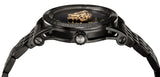 Versace Palazzo Empire Black Dial Black Steel Strap Watch for Men - VERD00518 Buy Now By Versace