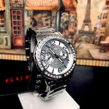Guess Sassy Multifunction Quartz Silver Dial Silver Steel Strap Watch For Women - W0705L1 Buy Now By Guess