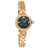 Marc Jacobs Courtney Mother of Pearl Black Dial Gold Steel Strap Watch for Women - MJ3460 Buy Now By Marc Jacobs