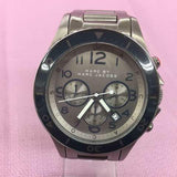 Marc Jacobs Rock Chronograph Silver Dial Silver Steel Strap Watch for Men - MBM5028 Buy Now By Marc Jacobs