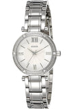 Guess Park Ave White Dial Silver Steel Strap Watch for Women - W0767L1 Buy Now By Guess