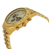 Michael Kors Lexington Crystals Gold Dial Gold Steel Strap Watch for Men - MK8494 Buy Now By Michael Kors