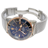 Breitling Superocean Heritage B20 Automatic 44 Black Dial Silver Mesh Bracelet Watch for Men - UB2030121B1A1 Buy Now By Breitling