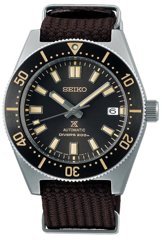 Seiko Prospex 1965 Diver’s Re-Interpretation Automatic Black Dial Brown NATO Strap Watch For Men - SPB239J1 Buy Now By Seiko