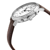Tissot Carson Premium Chronograph White Dial Brown Leather Strap Watch For Men - T122.417.16.011.00 Buy Now By Tissot