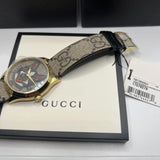 Gucci G-Timeless Brown Dial Brown Leather Strap Unisex Watch - YA1264057 Buy Now By Gucci
