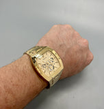 Guess Phoenix Multi Function Gold Dial Gold Steel Strap Watch for Men - GW0456G2 Buy Now By Guess