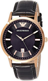 Emporio Armani Classic Black Dial Black Leather Strap Watch For Women - AR9022 Buy Now By Emporio Armani