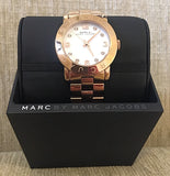 Marc Jacobs Amy White Dial Rose Gold Steel Strap Watch for Women - MBM3077 Buy Now By Marc Jacobs